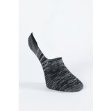 ALTINYILDIZ CLASSICS Men's Black-Grey Patterned Single Ballerina Socks Cene