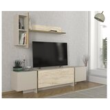 Hanah home Set TV ormarić i zidna polica Veyron, krem | Eponuda.ba