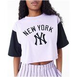 New Era Mlb lifestyle crop tee neyyan Ljubičasta Cijene