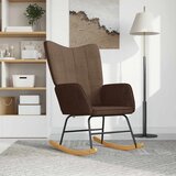  Stolica za ljuljanje od tkanine smeđa | shoptok.hr