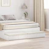 vidaXL Ladice u bijeloj boji 160x36.5x16.5 cm napravljene od MDF-a | shoptok.hr