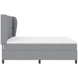  s opruga kutije Svjetlosiva 180 x 200 cm tkanina | shoptok.hr