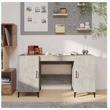  Radni stol boja betona 140 x 50 x 75 cm od konstruiranog drva | shoptok.hr