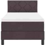  Krevet s opruga kutije Tamno smeđa 80 x 200 cm tkanina | shoptok.hr
