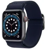 Pašček Spigen Lite Fit za Apple Watch pametno uro - 42/44mm temno modra