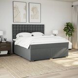  Okvir kreveta s oprugama i madrac svjetlosivi 180x200cm tkanina | shoptok.hr
