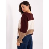 RUE PARIS Sweater-MI-SW-0903.87-burgundy | Shoptok.si