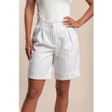 Fenzy Črtaste Kratke Hlače, Bele | Shoptok.si