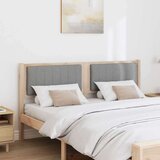  Tapecirani uzglavlje Smeđa 150 cm Masivni bor i tkanina | shoptok.hr