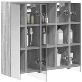  Kupaonski ormar s ogledalom Siva Sonoma 63,5 x 16 x 62,5 cm | shoptok.hr