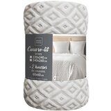 Douceur d intérieur Bijeli/bež set prekrivača i jastučnice od jeseya 240x260 cm Joana – | shoptok.hr