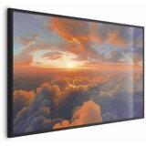  Plakat When Dawn Tickles the Clouds: A Color Show on the Morning Sky 30x21 Crni okvir | shoptok.hr