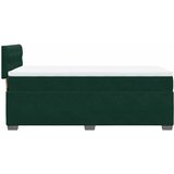 Box spring krevet s madracem tamnozeleni 90x190 cm baršunasti | shoptok.hr