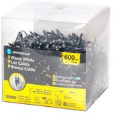 Aigostar LED spoljašnji božićni lanac, 600 LED, 8 režima, 18 m, IP44, toplo belo | Eponuda.com