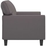  Dvosjed od tkanine siva 120 cm od umjetne kože | shoptok.hr