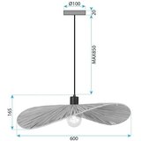 Toolight Viseća lampa APP1826-1CP NATURE BLACK | shoptok.hr