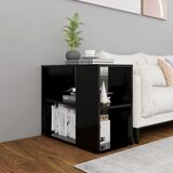 vidaXL Bočni ormarić crni 60 x 30 x 50 cm od iverice Cijene