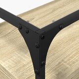 TV ormarić sa staklenom površinom boja hrasta 60x35x51 cm drvo | shoptok.hr