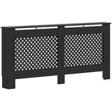  Pokrov za radijator crni 172 x 19 x 81,5 cm MDF | shoptok.hr