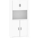 Maison Chic Visoka omara - Komoda - Predalnik bel inženirski les, (21715856) Cene