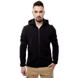 Glano Men's Hooded Jacket - Black Cene