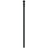  Metalno uzglavlje crno 135 cm | shoptok.hr