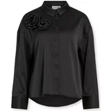 Vila Medina Rose Shirt L/S - Black Crna