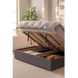 Bonami Selection Siva oblazinjena zakonska postelja s prostorom za shranjevanje z letvenim dnom 160x200 cm Thessa Bold – | Shoptok.si