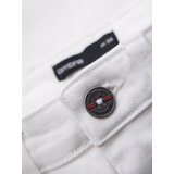 Ombre Men's denim classic shorts with rolled up leg - white | shoptok.hr