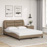 Krevet s madrac Hvar cappuccino 140x190 cm od umjetne kože | Eponuda.ba