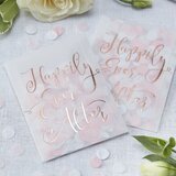 Ginger Ray® kuverta s konfeti happyly ever after Cene