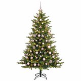  Umjetno božićno drvce s kuglicama 240 cm 300 LED lampica | shoptok.hr
