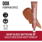 Rimmel London Oh My Gloss! Butter Me Up vlažilni balzam za ustnice odtenek 008 Pumpkin Spice 15 ml | Shoptok.si