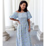 UR/CEO Blue floral maxi dress Calabrese | shoptok.hr