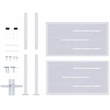  Vrtna vrata Srebrno 85 x 97 cm Nehrđajući čelik | shoptok.hr