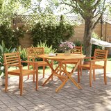  Vrtne stolice 4 kom 59x55x85 cm od masivnog bagremovog drva | shoptok.hr