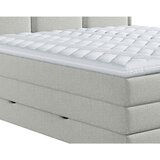 MID.YOU POSTELJA BOXSPRING 180 cm x 200 cm , tekstil svetlo siva | Shoptok.si