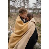 Ibena dekorativna odeja 150/200 cm rumena, naravne barve | Shoptok.si