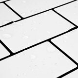  Subway pločica 10 pcs Bijela crna 30 x 30 cm Poliuretan i PET | shoptok.hr