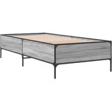  Okvir kreveta boja hrasta 90 x 190 cm konstruirano drvo i metal | shoptok.hr
