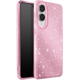 AVIZAR Ovitek za Galaxy S25 Edge, dvobarvna zasnova in bleščeča obdelava, Roza, (5000190508) | Shoptok.si