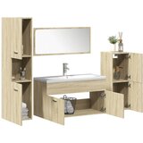Maison Chic Kopalniška garnitura - Kopalniški sestavi 5-delna sonoma hrast inženirski les, (21788295) | Shoptok.si