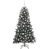 vidaXL Umestno božično drevo med 300 LED Zelena 99 x 99 x 180 cm | Shoptok.si
