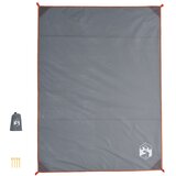  Deka za piknik s klinovima siva i narančasta 205 x 155 cm | Eponuda.com