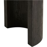 House Nordic Temno rjava stranska mizica v hrastovem dekorju 38x114 cm Bibione – | Shoptok.si