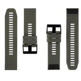 Onasi Silikonski pašček za uro 26 mm - Quick Fit - Fenix 5x / 6x - vojaško zelen | Shoptok.si