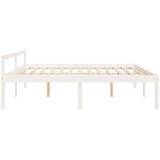  Krevet za starije osobe bijeli 180 x 200 cm bračni od borovine | shoptok.hr