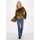 usha FESTIVAL Bluza rumena / zelena / kaki | Shoptok.si