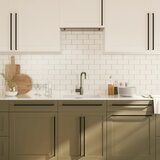  Ručke za ormarić 20 kom crne 480 mm od nehrđajućeg čelika | shoptok.hr