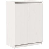 vidaXL komoda bela 60x36x84 cm trdna borovina | Shoptok.si